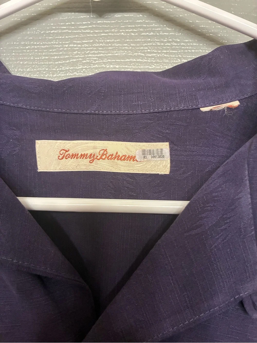 Tommy Bahama Deep Purple Short-Sleeve Camp Shirt